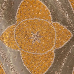 Σετ 4 τεμαχίων (90cm X 90cm, 42cm X 105cm, 2x38cm X 38cm) Ουρανία Χρυσό