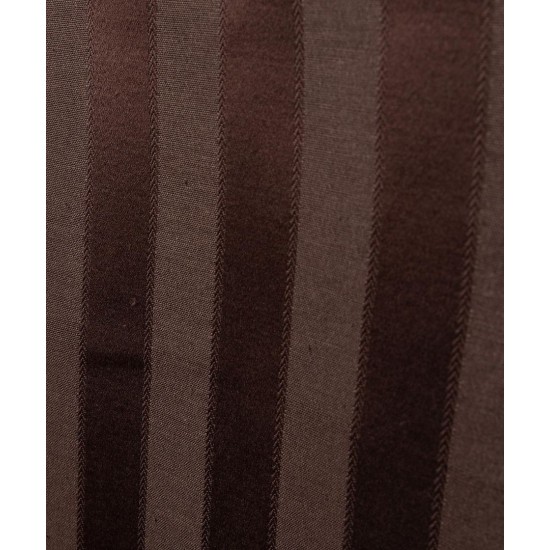 Silk Fashion Ριγέ Τραπεζομάντηλο Dimitra (150Cm X 270Cm) Καφέ