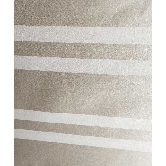 Silk Fashion Ριγέ Τραπεζομάντηλο Dimitra (150Cm X 270Cm) Μπέζ