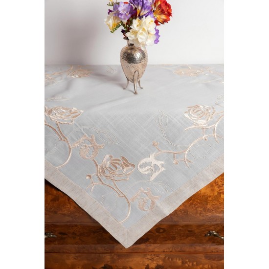Silk Fashion Καρέ (100Cm X 100Cm) Sd001 Αμμου