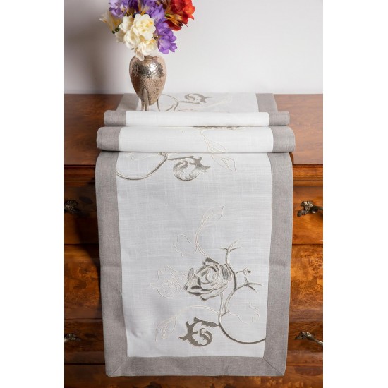 Silk Fashion Τραβέρσα (45Cm X 170Cm) Sd001Γκρι