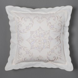 Ζευγάρι μαξιλαροθήκες κοφτές (45cm X 45cm) Snj127 μπέζ