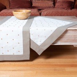 Silk Fashion Τραπεζομάντηλα (140Cm X 180Cm) Spot Γκρι