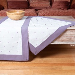 Silk Fashion Τραπεζομάντηλα (140Cm X 180Cm) Spot Μωβ