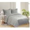 Silk Fashion Κουβερλι Supersoft Λαχουρι (220Cm X 240Cm + 2 X 50Cm X 70Cm ) Γκρί