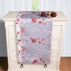 Χριστουγεννιάτικη Τραβέρσα με στάμπα (45cm X 170cm) Ks2025-5