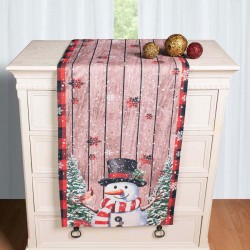 Χριστουγεννιάτικη Τραβέρσα με στάμπα (45cm X 170cm) Ks2025-7