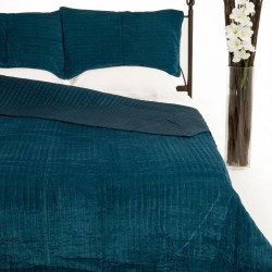 Silk Fashion Κουβερλι Σετ (220Cm X 240Cm + 2 X 50Cm X 70Cm) Velvet Ράφ