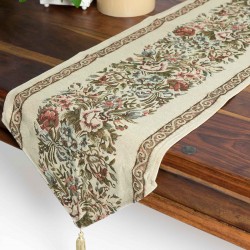 τραβέρσα  (33cm X 125cm)  Xm015 Ivory