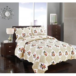 Silk Fashion Κουβερλι Σετ (220Cm X 240Cm + 2 X 50Cm X 70Cm) Μαργαριτα